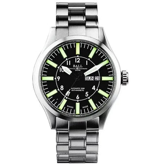 BALL ENGINEER MASTER II AVIATOR 46mm NM1080C - S13 - BK - Vincent Watch