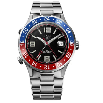 BALL ROADMASTER PILOT GMT 40MM LIMITED EDITION DG3038A - S2C - BK - Vincent Watch