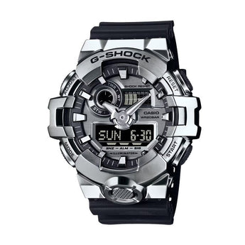 CASIO G - SHOCK WATCH STEEL BEZEL GM - 700 - 1ADR - Vincent Watch