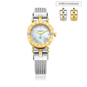 Charriol Navigator Cruise Quartz 28MM CR28SY.590.003 - Vincent Watch