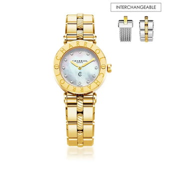 Charriol Navigator Cruise Quartz 28MM CR28Y.914.003 - Vincent Watch