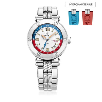 Charriol Navigator Surf Automatic GMT 41MM SG41AS.930.A02 - Vincent Watch