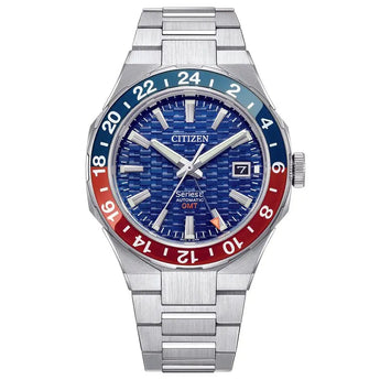 CITIZEN SERIES 8 GMT "PEPSI" AUTOMATIC 41MM NB6030 - 59L - Vincent Watch