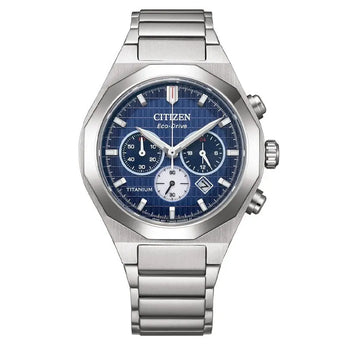 CITIZEN WATCH SUPER TITANIUM ZENSHIN CHRONOGRAPH 41MM ECO - DRIVE CA4691 - 59L - Vincent Watch