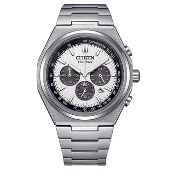 CITIZEN WATCH SUPER TITANIUM ZENSHIN CHRONOGRAPH 42MM ECO - DRIVE CA4610 - 85A - Vincent Watch