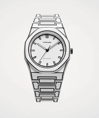 D1Milano Polycarbon White Sketch 40MM D1 - PCBJ34 - Vincent Watch