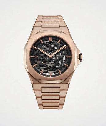 D1Milano Skeleton Rose Gold 41MM D1 - SKBJ12 - Vincent Watch