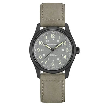HAMILTON KHAKI FIELD TITANIUM AUTO 38MM H70215880 - Vincent Watch
