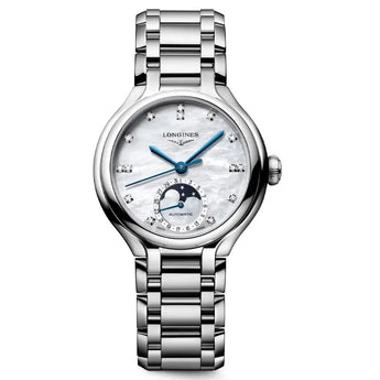 LONGINES PRIMALUNA MOONPHASE AUTOMATIC 34mm L81264876 - Vincent Watch