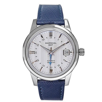 MARSHAL WATCH Men Classic 1146GMT2 (Blu) - Vincent Watch