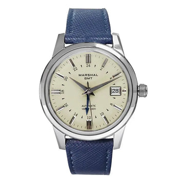 MARSHAL WATCH Men Classic 1446GMT9 (Blu) - Vincent Watch