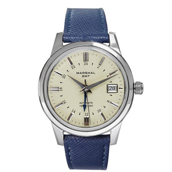 MARSHAL WATCH Men Classic 1446GMT9 (Blu) - Vincent Watch