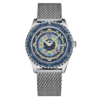 MIDO OCEAN STAR DECOMPRESSION WORLDTIMER 40.5MM M0268291704100 - Vincent Watch