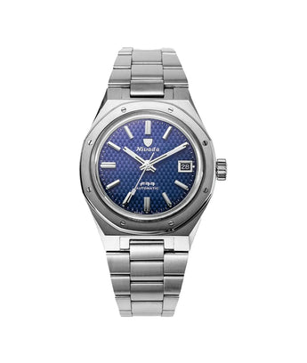 NIVADA GRENCHEN AUTOMATIC F77 BLUE 37MM 69001A77 - Vincent Watch