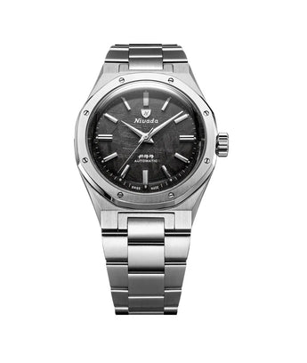 NIVADA GRENCHEN AUTOMATIC F77 METEORITE 38MM 68049A77 - Vincent Watch