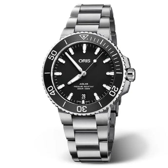 ORIS AQUIS DATE 39.5MM 01 733 7732 4124 - 07 8 21 05EB - Vincent Watch