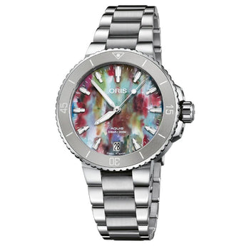 ORIS AQUIS DATE UPCYCLE 36.5MM 01 733 7770 4150 - Set - Vincent Watch