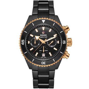 Rado Captain Cook High - Tech Ceramic Automatic Chronograph 43MM R32190153 - Vincent Watch