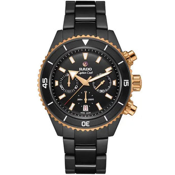 Rado Captain Cook High - Tech Ceramic Automatic Chronograph 43MM R32190153 - Vincent Watch