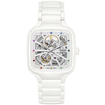 Rado True Square Automatic Open Heart Rainbow Diamond 38mm R27073712 - Vincent Watch