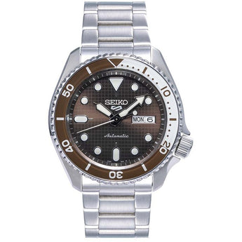 SEIKO 5 WATCH SKX AUTOMATIC THONG SIA EDITION 1000PCS 42.5MM (Brown) SRPM13K1 - Vincent Watch