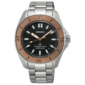 SEIKO WATCH POLYGONAL IN OCEAN GREY & BRONZE AUTOMATIC DIVER'S MEN WATCH 41.3MM SPB485J1 - Vincent Watch
