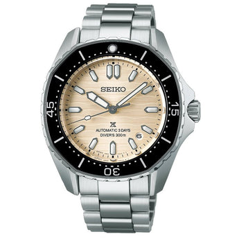 SEIKO WATCH POLYGONAL IN PEARL - WHITE AUTOMATIC DIVER'S MEN WATCH 41.3MM SPB481J1 - Vincent Watch
