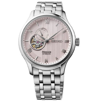 SEIKO WATCH PRESAGE AUTOMATIC JAPANESE ZEN GARDEN SAKURA 41.8MM SSA465J1 - Vincent Watch
