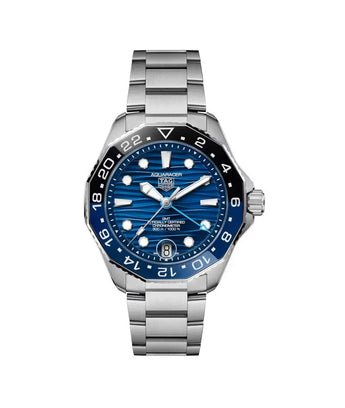 TAG HEUER AQUARACER GMT 42MM STAINLESS STEEL WATCH WBP5114.BA0013 - Vincent Watch