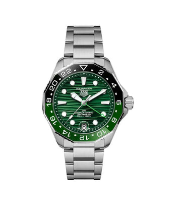 TAG HEUER AQUARACER GMT 42MM STAINLESS STEEL WATCH WBP5115.BA0013 - Vincent Watch