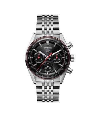 TAG HEUER CARRERA Automatic Chronograph Glassbox 41mm CBS2114.BA0053 - Vincent Watch