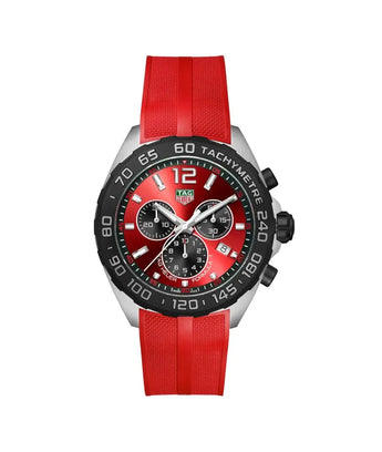 TAG Heuer Formula 1 Chronograph 43mm Rubber Watch CAZ101AN.FT8055 - Vincent Watch