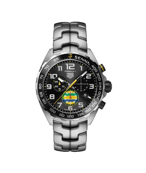 TAG Heuer Formula 1 "Senna" Chronograph 43mm Limited Edition Stainless Steel Watch CAZ101AX.BA0637 - Vincent Watch