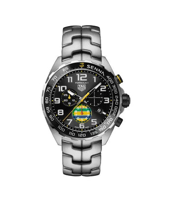 TAG Heuer Formula 1 "Senna" Chronograph 43mm Limited Edition Stainless Steel Watch CAZ101AX.BA0637 - Vincent Watch