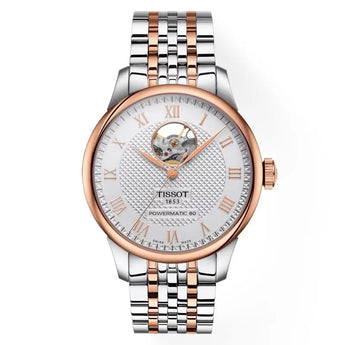 TISSOT WATCH LE LOCLE POWERMATIC 80 OPEN HEART 39MM T0064072203302 - Vincent Watch