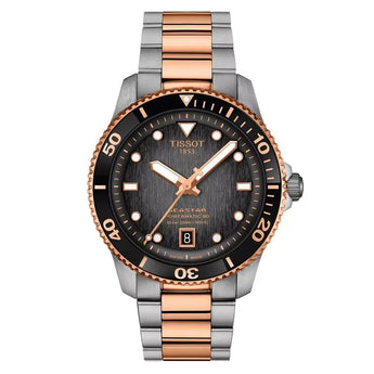 TISSOT WATCH SEASTAR 1000 POWERMATIC 80 40MM T1208072205101 - Vincent Watch