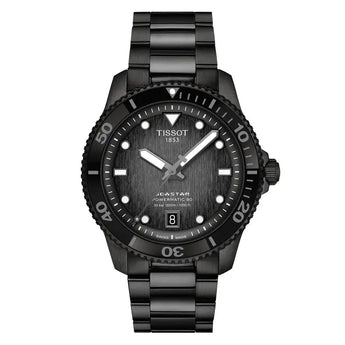 TISSOT WATCH SEASTAR 1000 POWERMATIC 80 PVD 40MM T1208073305100 - Vincent Watch
