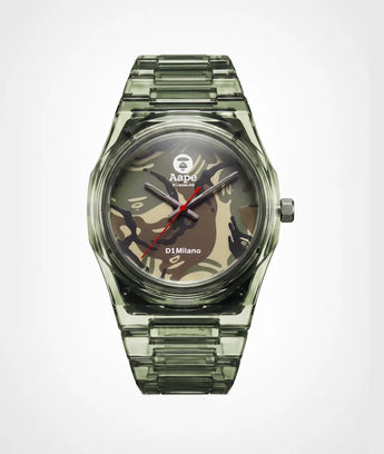 D1Milano x AAPE: Green Camo Nylon Limited Edition Watch 39mm D1-NYBJAAPE3 D1milano
