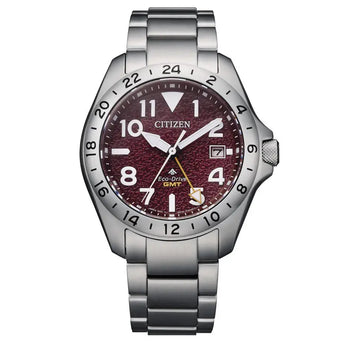 CITIZEN PROMASTER GMT ECO-DRIVE 39.5MM BJ7150-50W CITIZEN