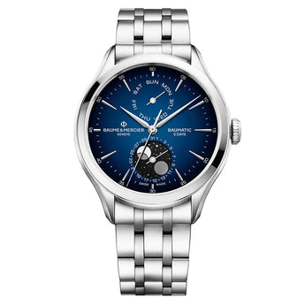 BAUME & MERCIER 42MM BAUMATIC CLIFTON MOON PHASE DATE 10725 BAUME & MERCIER