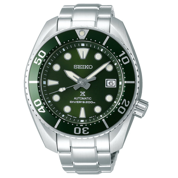 Green seiko watch discount