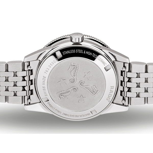 Rado stainless steel 2025 back water resistant