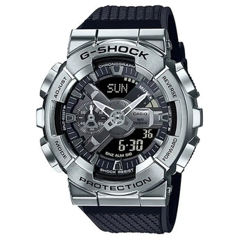CASIO G - SHOCK WATCH STEEL BEZEL GM - 110 - 1ADR - Vincent Watch