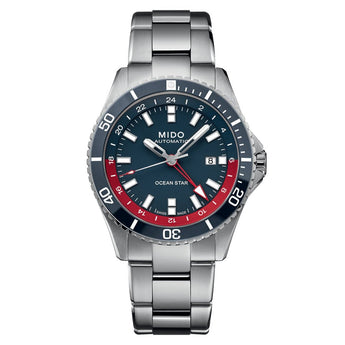 MIDO OCEAN STAR GMT SPECIAL EDITION 44MM M0266291104100 - Vincent Watch