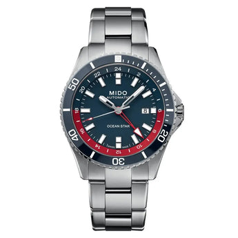 MIDO OCEAN STAR GMT SPECIAL EDITION 44MM M0266291104100 - Vincent Watch