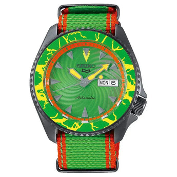 SEIKO 5 WATCH SKX AUTOMATIC LIMITED EDITION 9,999PCS BLANKA STREET FIGHTER 42.5mm SRPF23K1 - Vincent Watch