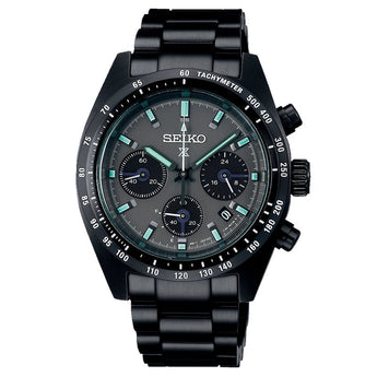 SEIKO WATCH PROSPEX SPEEDTIMER Solar Chronograph The Black Series SSC917P1 - Vincent Watch