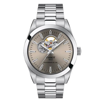 TISSOT WATCH GENTLEMAN POWERMATIC 80 40MM T1274071108100 - Vincent Watch