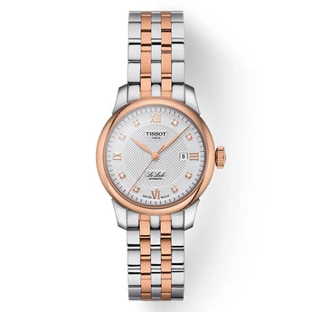 TISSOT WATCH LE LOCLE AUTOMATIC LADY 29MM T0062072203600 - Vincent Watch