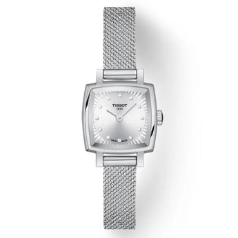 TISSOT WATCH LOVELY SQUARE 20MM T0581091103600 - Vincent Watch